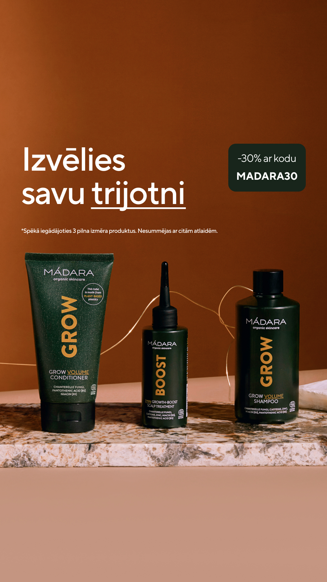 Mádara Organic Skincare Facebook ad
