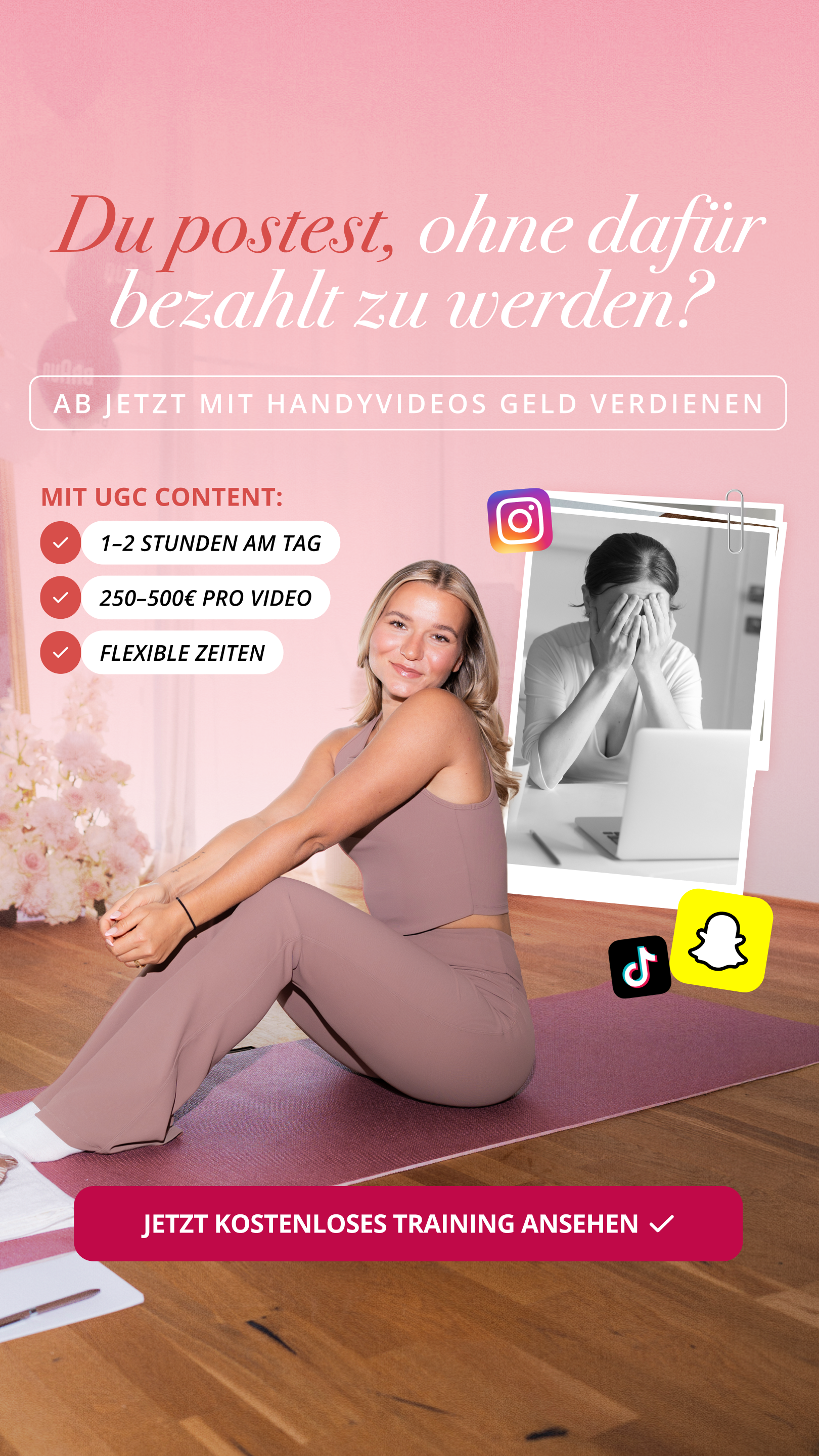 Alinas Creator Club Facebook ad