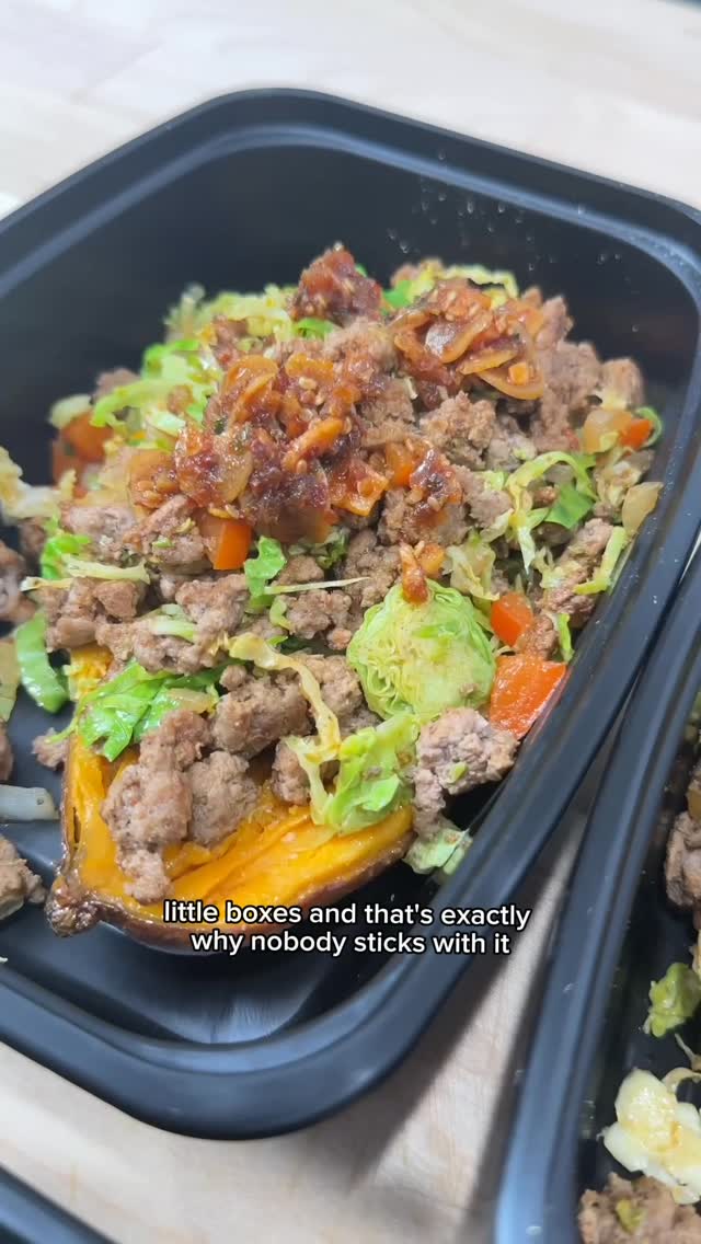 Nourish Facebook ad: Healthy meal prep doesn’t have to be sad…