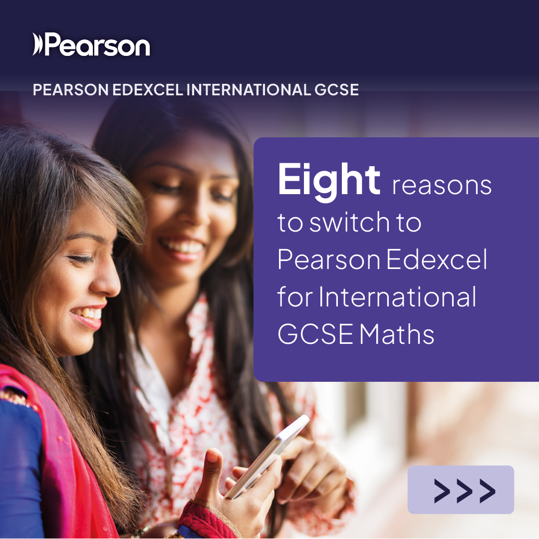 Pearson UK & International Schools Facebook ad: Give your students a qualification designed for today’s…