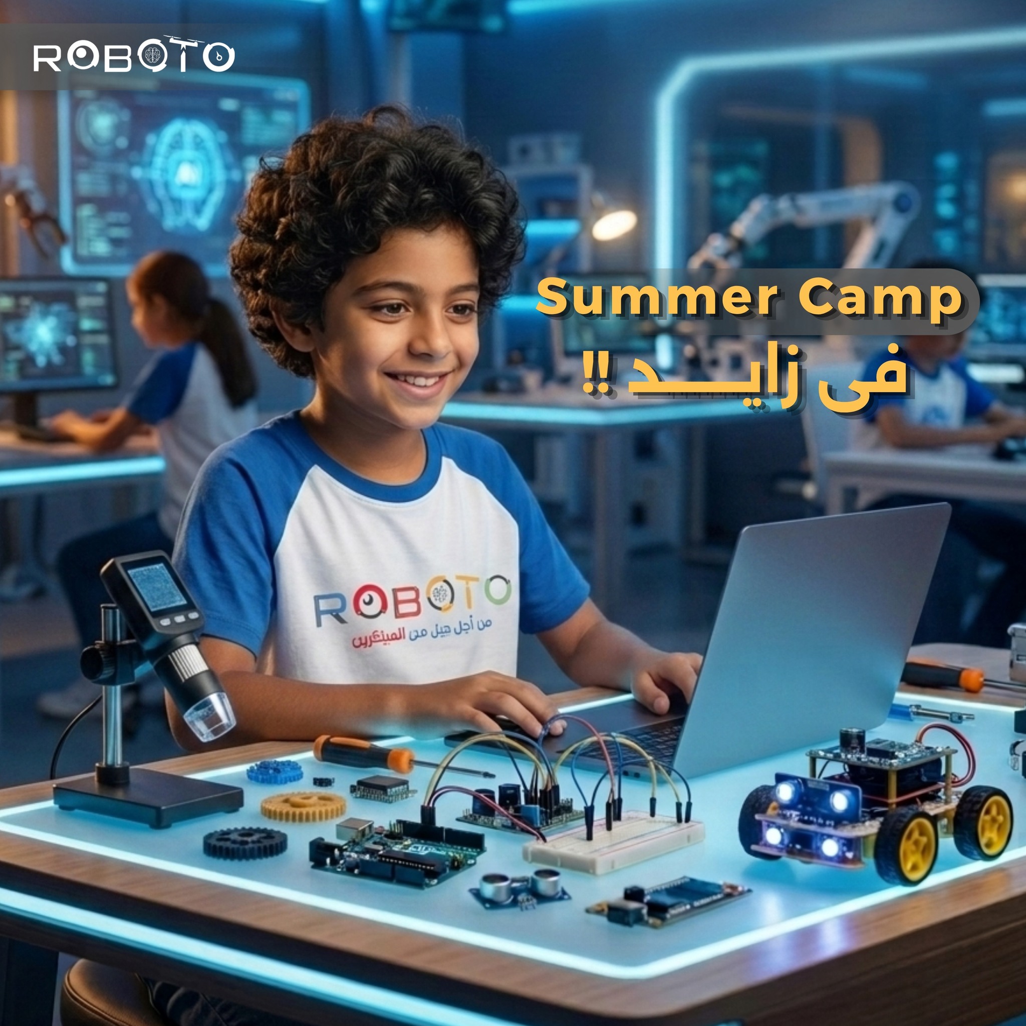 Roboto School Facebook ad