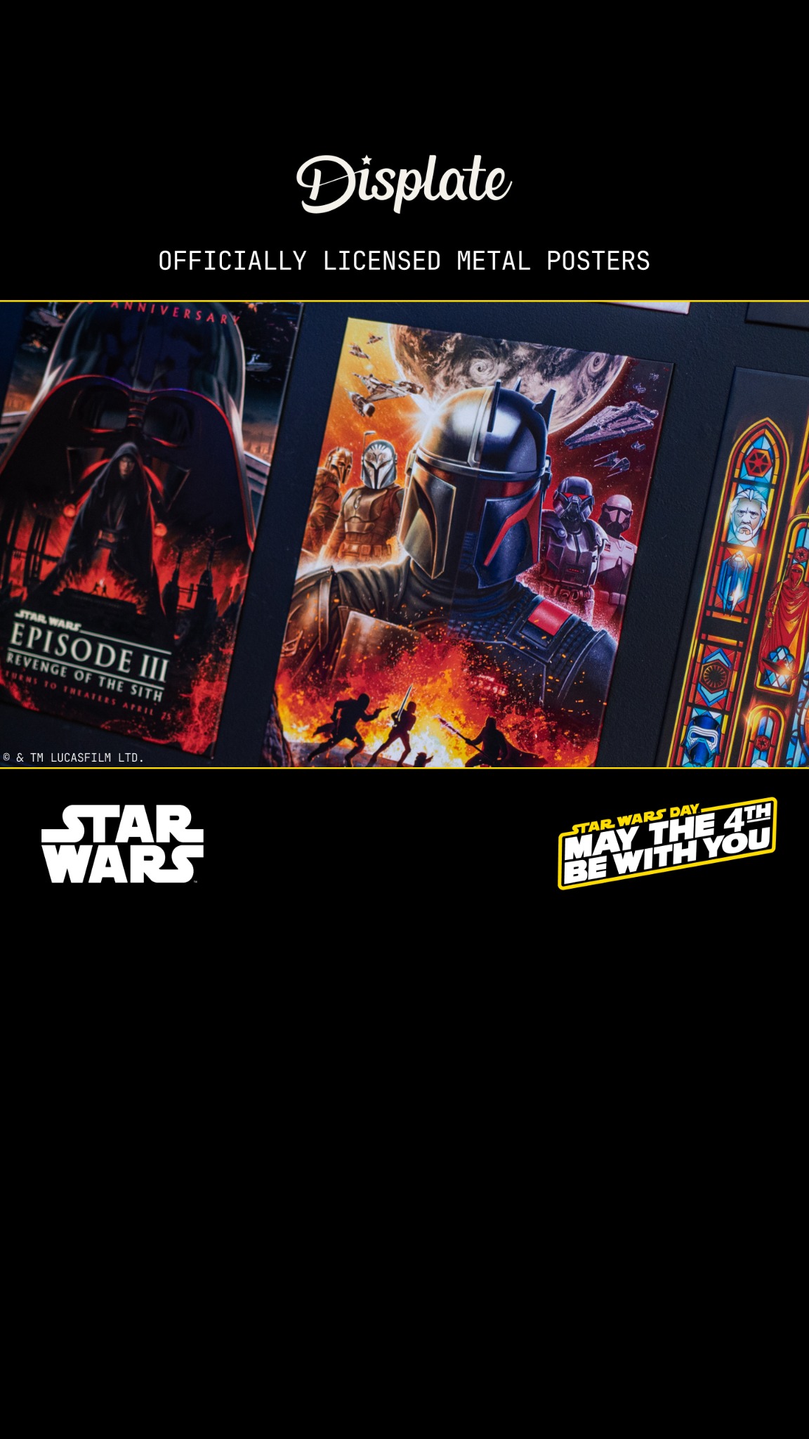 Displate Facebook ad