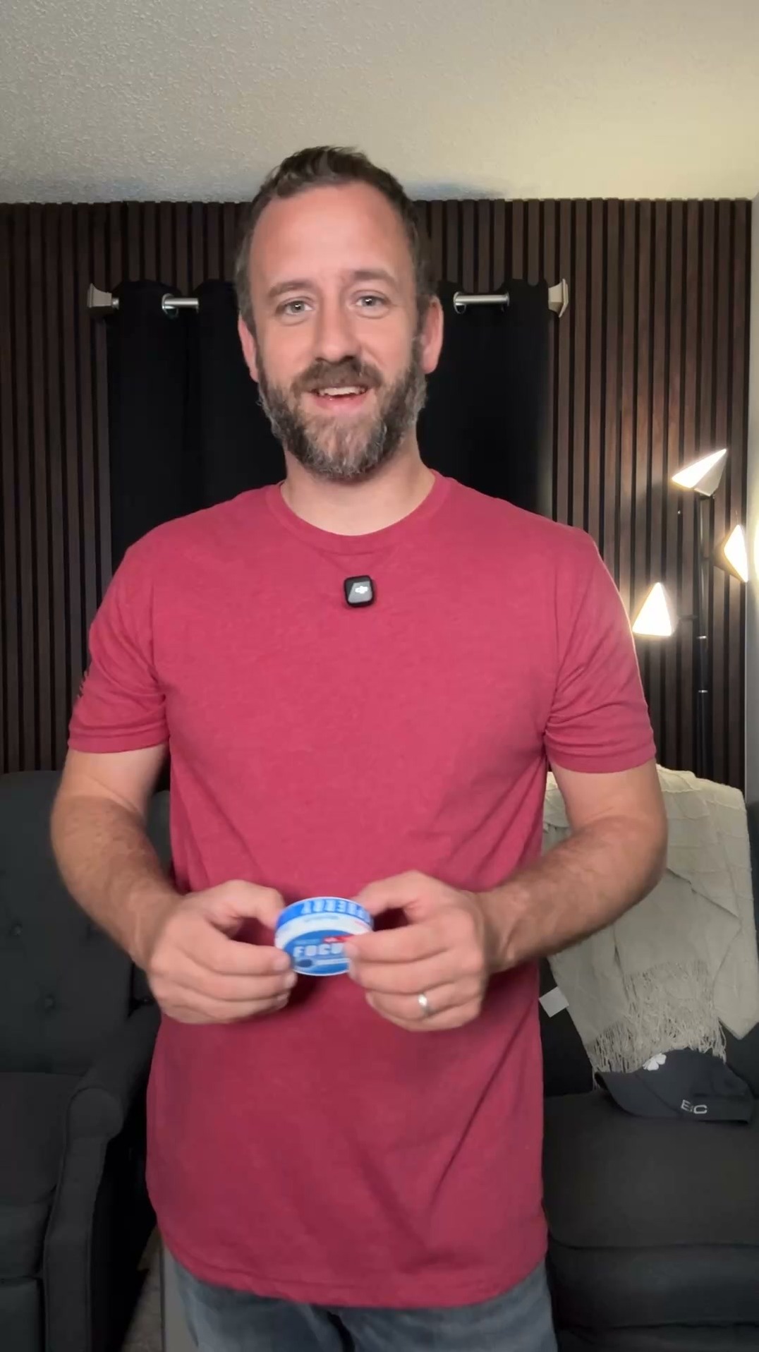 Grinds Pouches Facebook ad: Flavor & Energy. Anytime. Anywhere