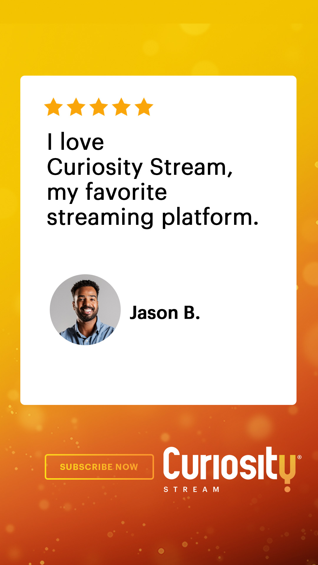 Curiosity Stream Facebook ad