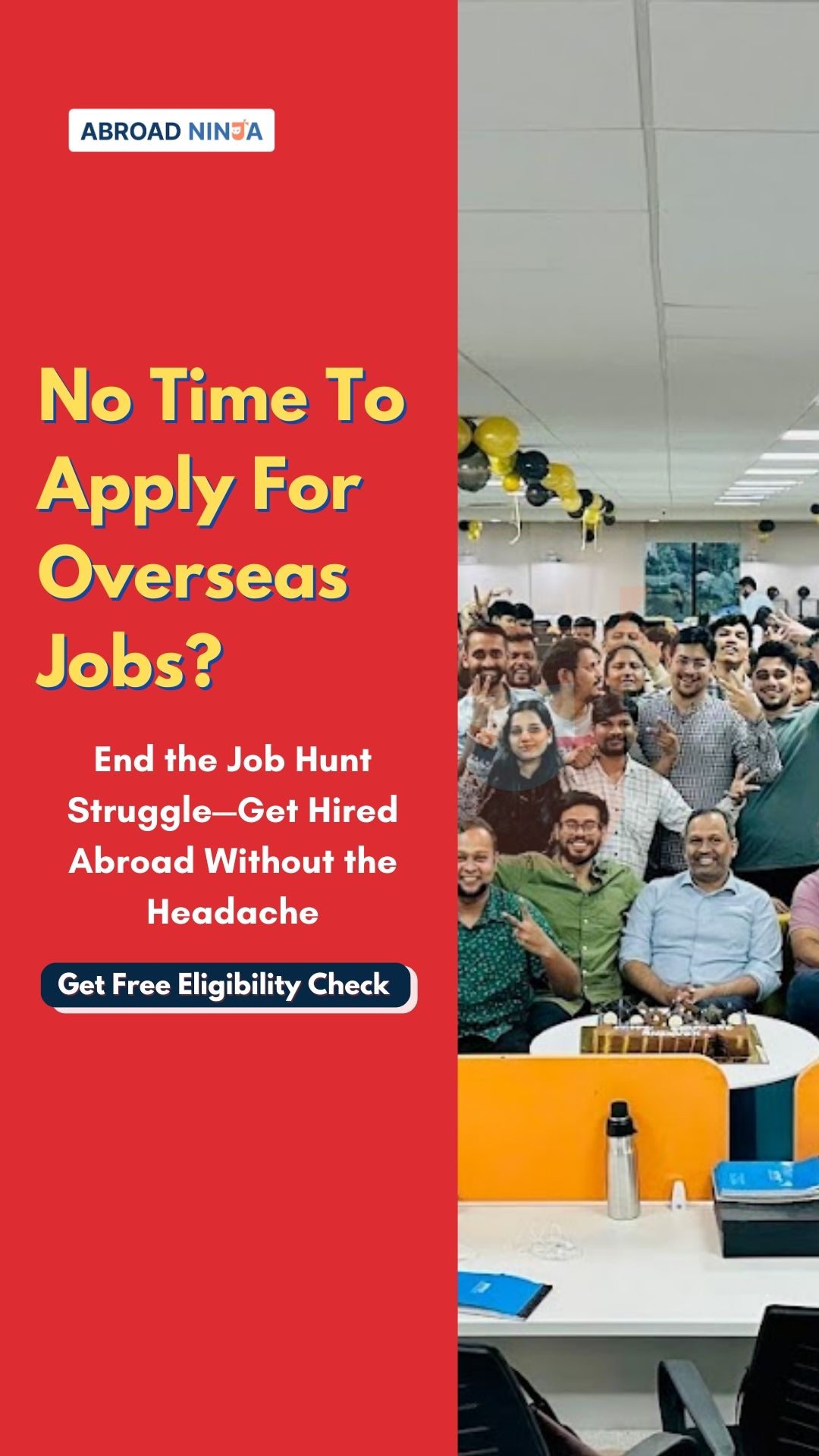 Abroad Ninja Facebook ad from Sep 19, 2025