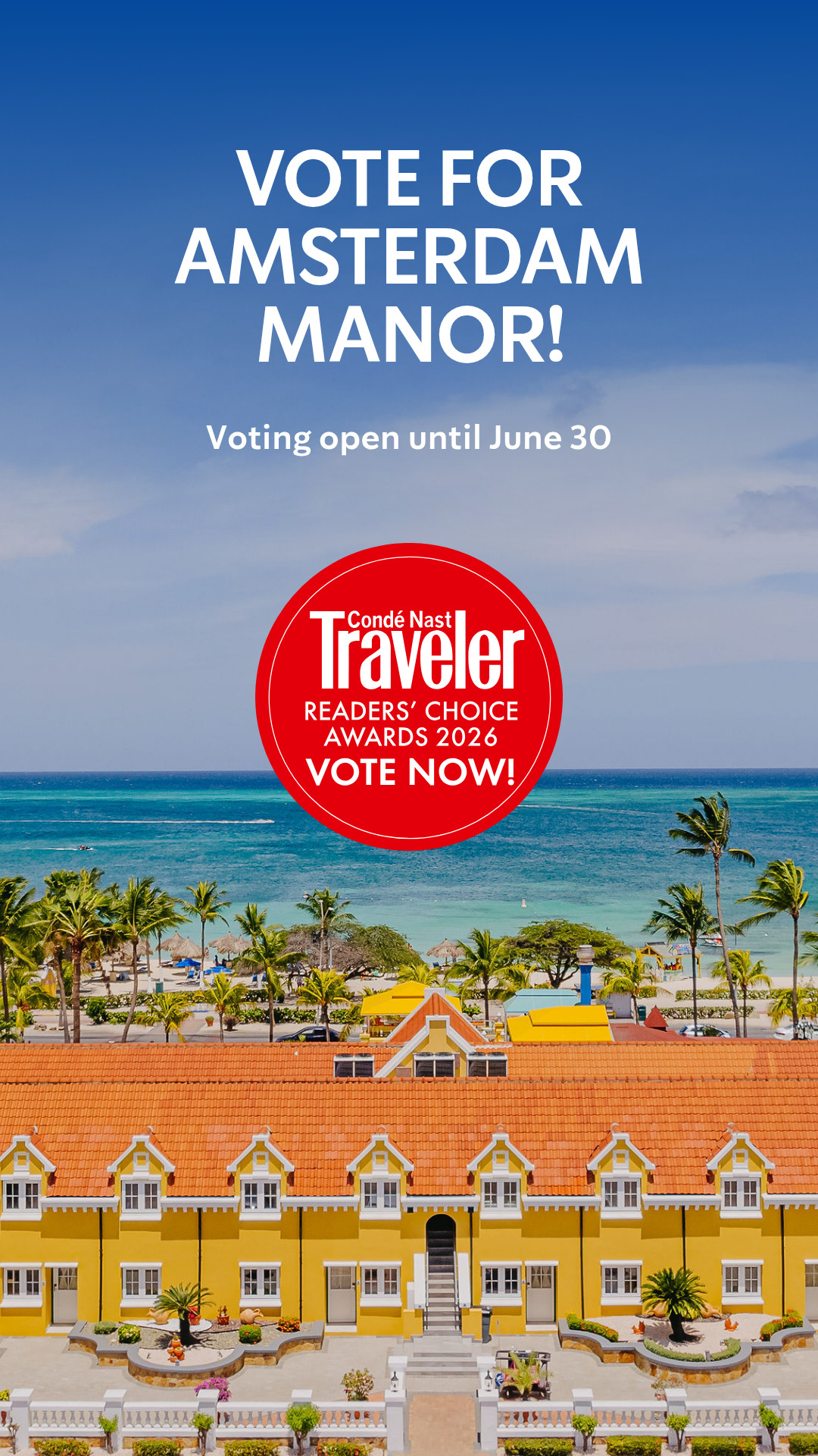 Amsterdam Manor Beach Resort Aruba Facebook ad