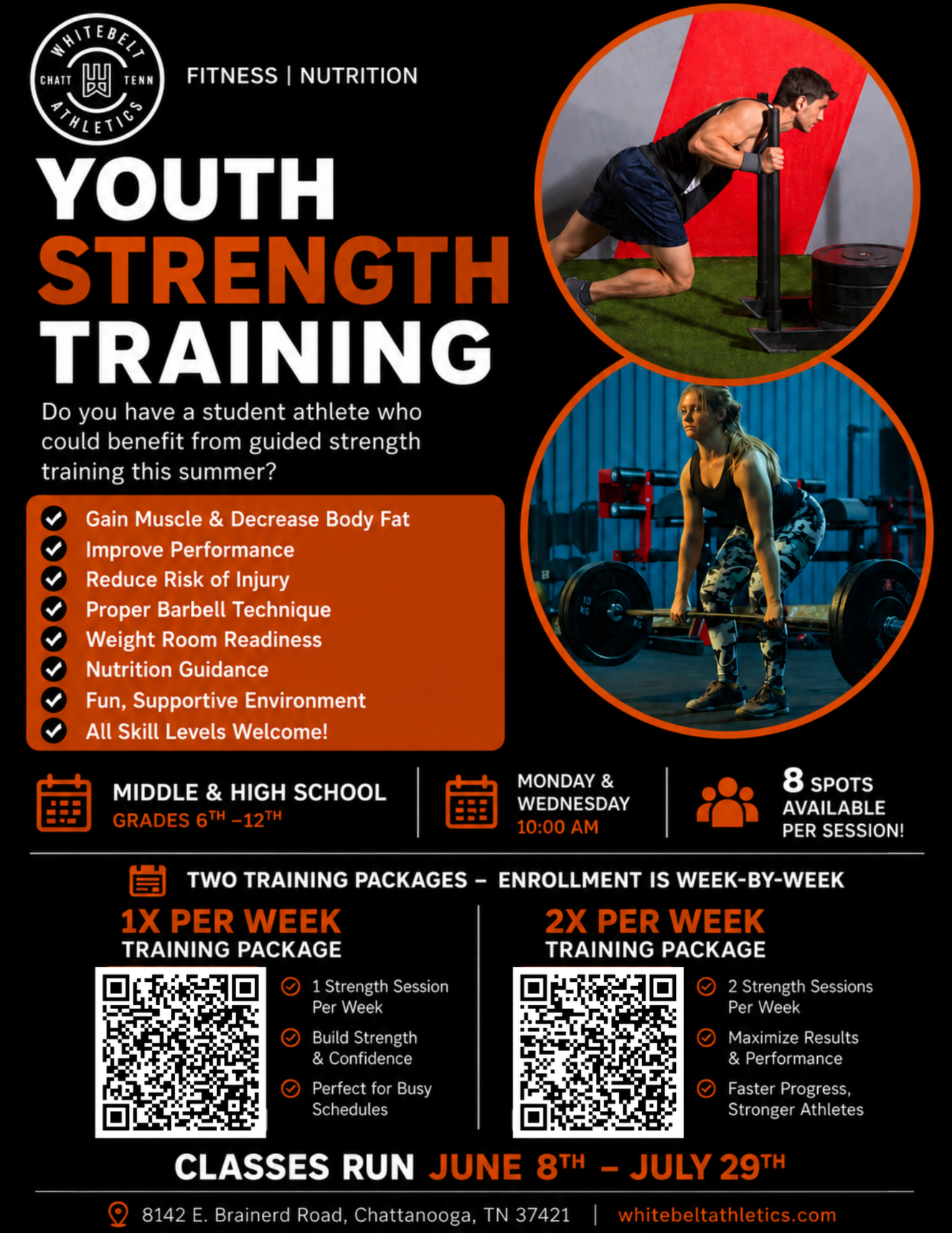 Whitebelt Athletics Facebook ad from Jun 26, 2026