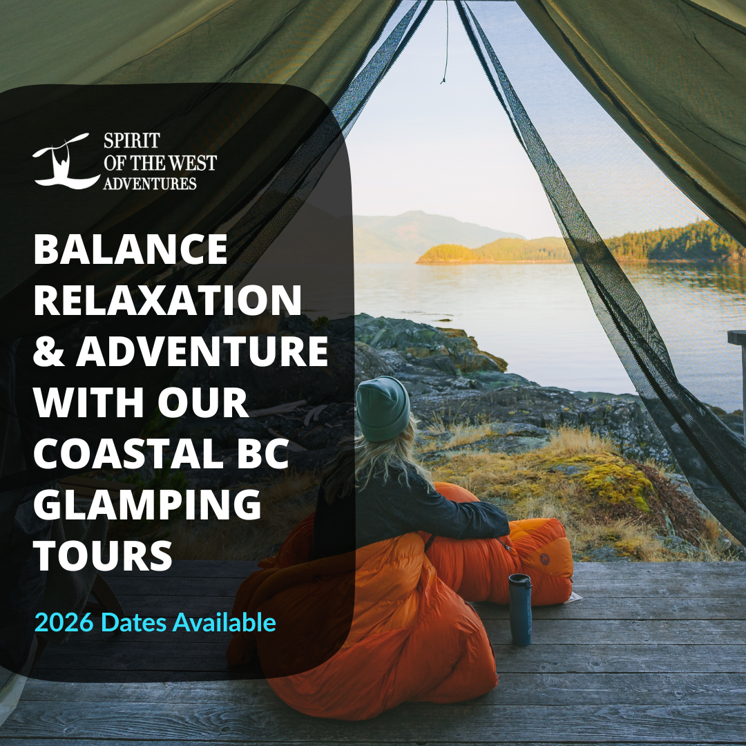 Spirit of the West Adventures Facebook ad: 2026 Coastal BC Glamping Tours