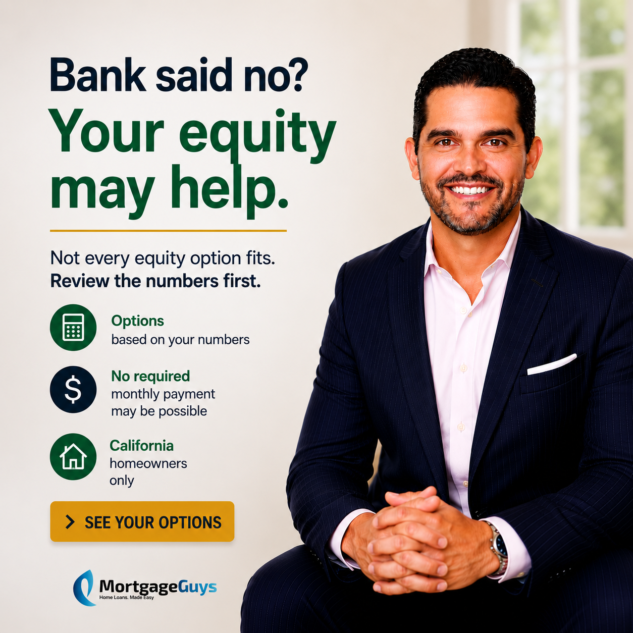 Abel Tejeda "The Mortgage Guy" Facebook ad