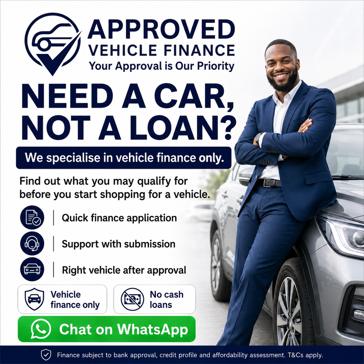 Approved - Vehicle finance Facebook ad from Jun 16, 2026