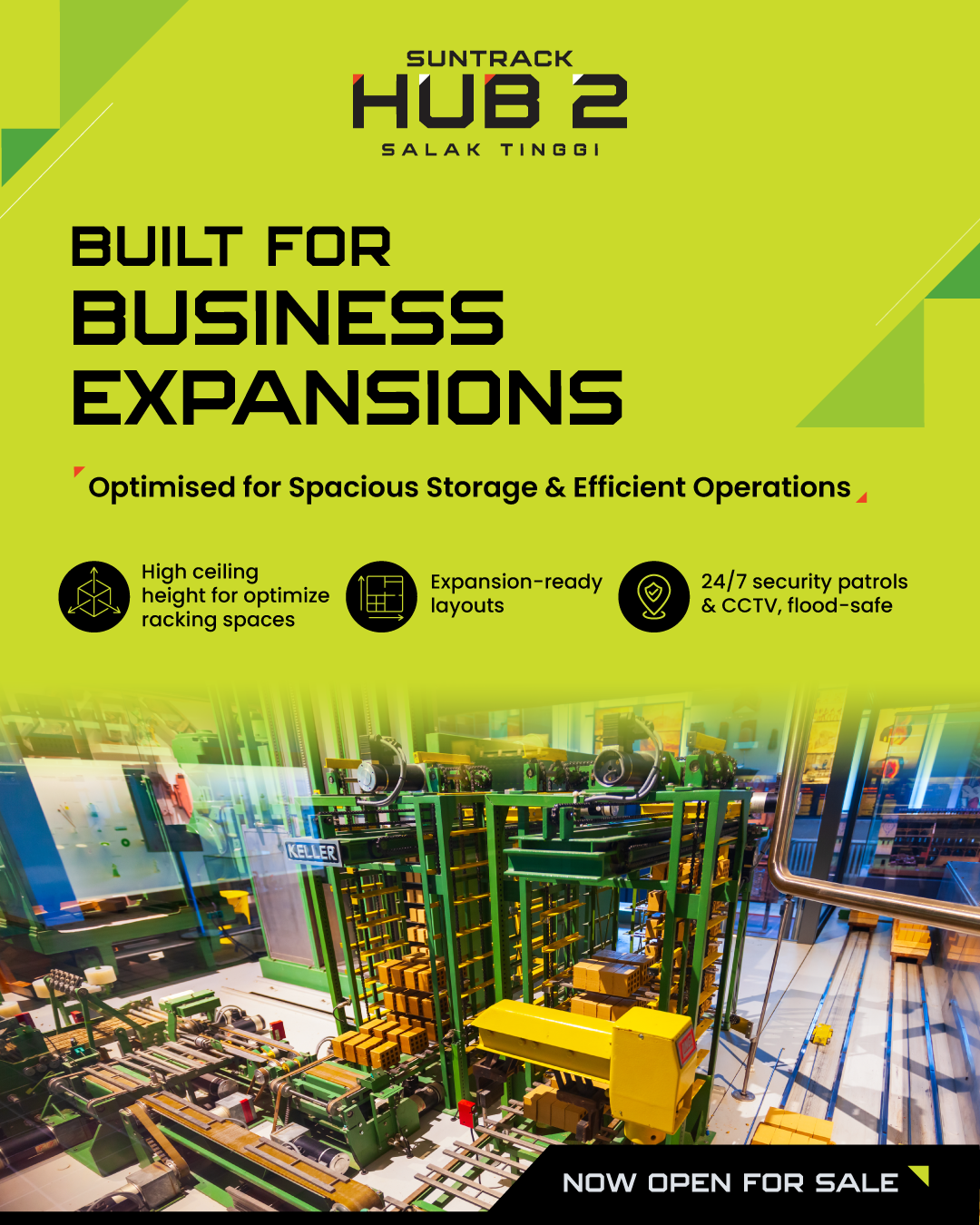 Suntrack Facebook ad: The Location for Business Expansion