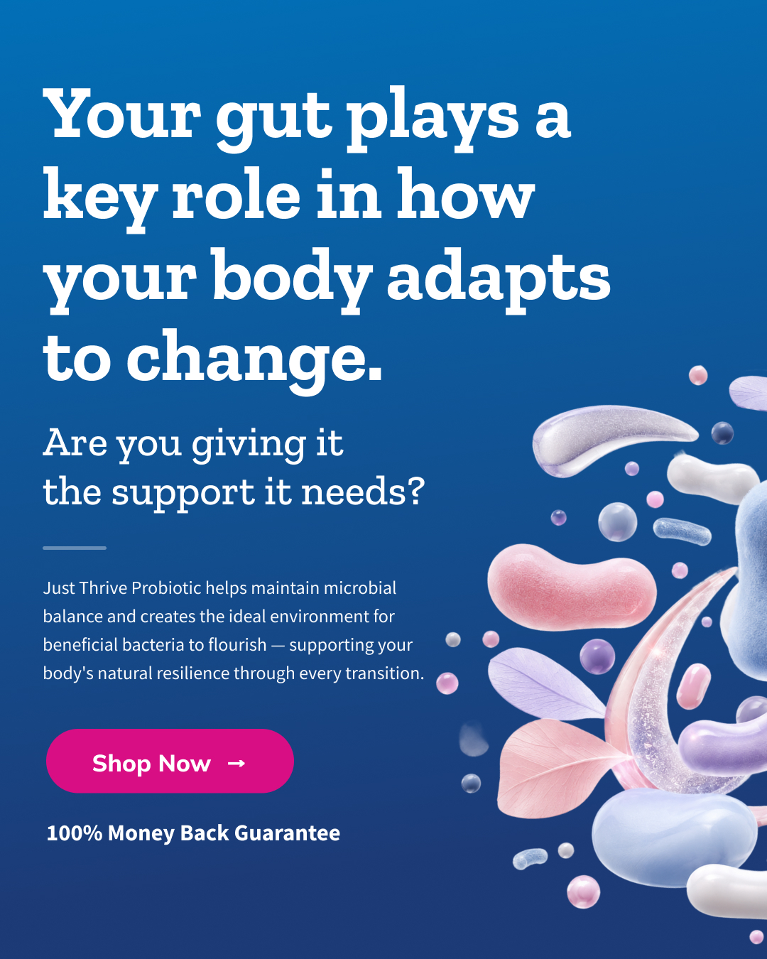 Just Thrive Facebook ad