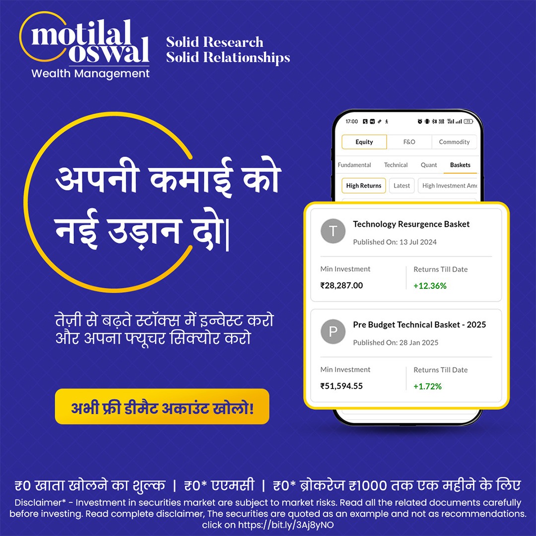Motilal Oswal Financial Services Ltd Facebook ad