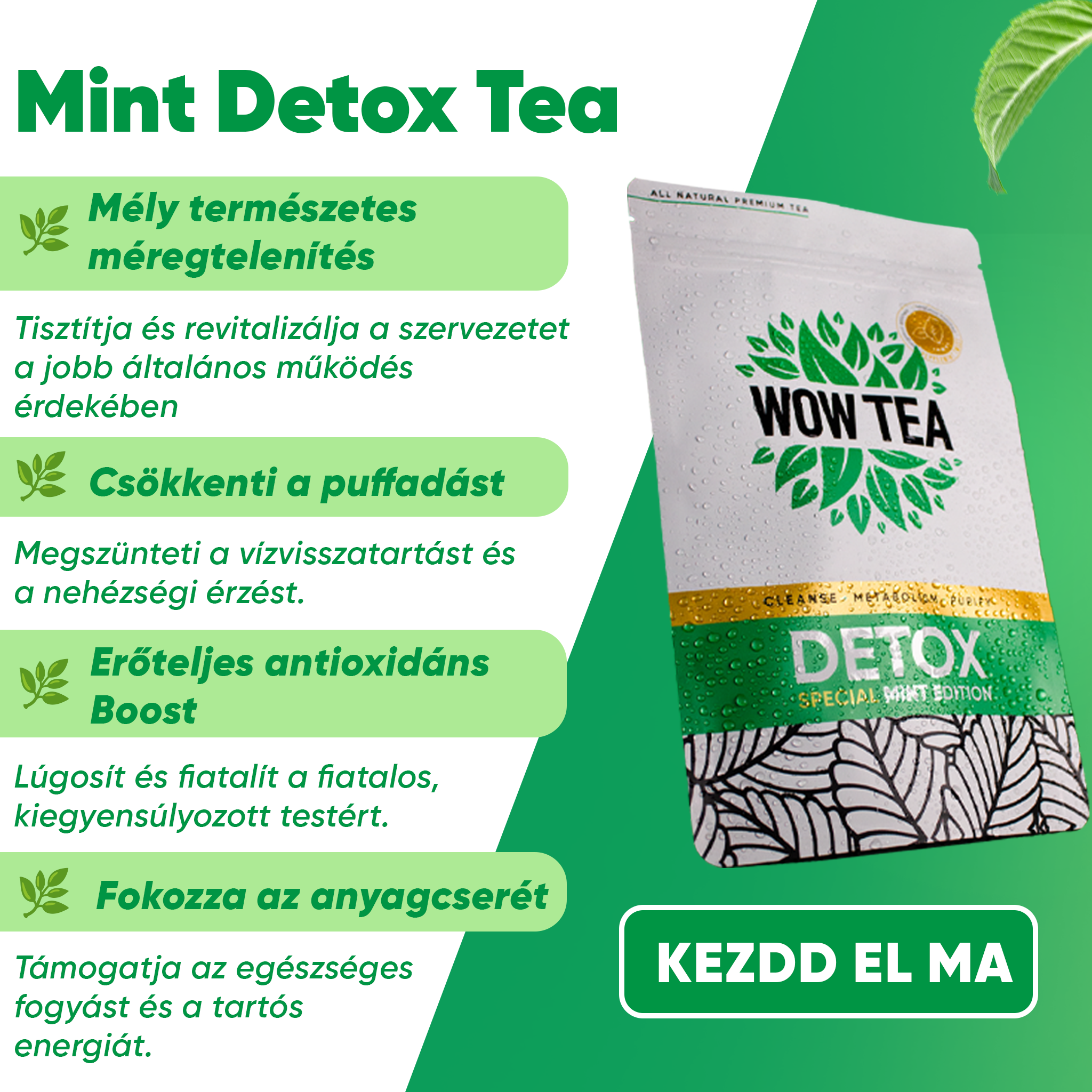WOW TEA Hungary Facebook ad