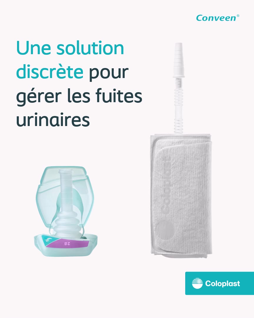Coloplast Belgium - FR Facebook ad: 69 % des hommes choisissent Conveen