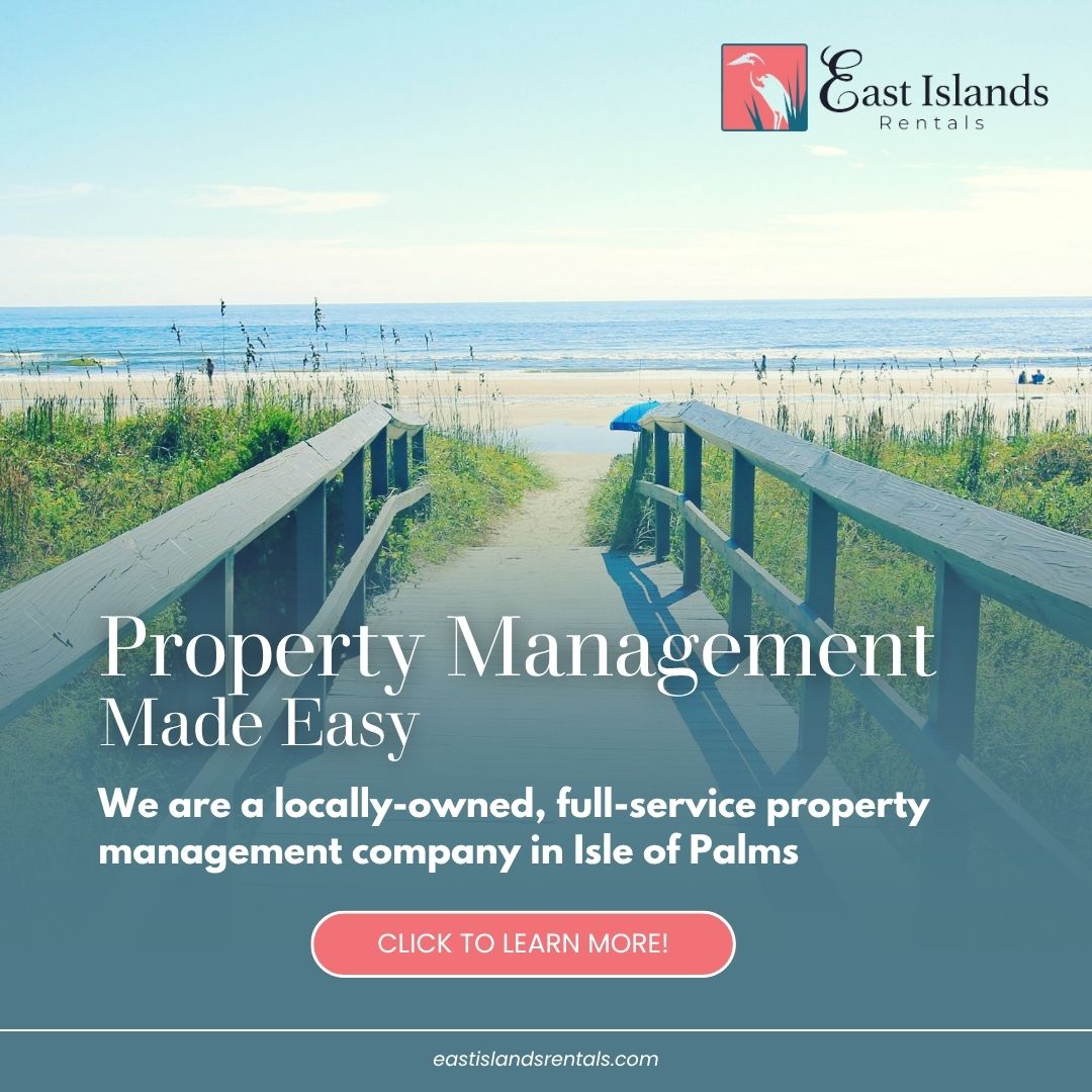 Isle of Palms Vacation Rentals - East Islands Rentals Facebook ad: Stress-Free Property Management
