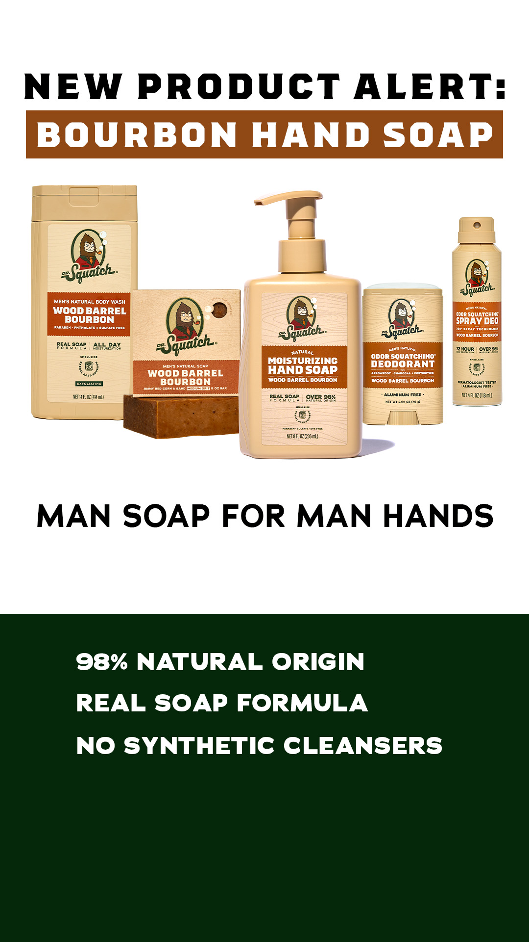 Dr. Squatch Facebook ad