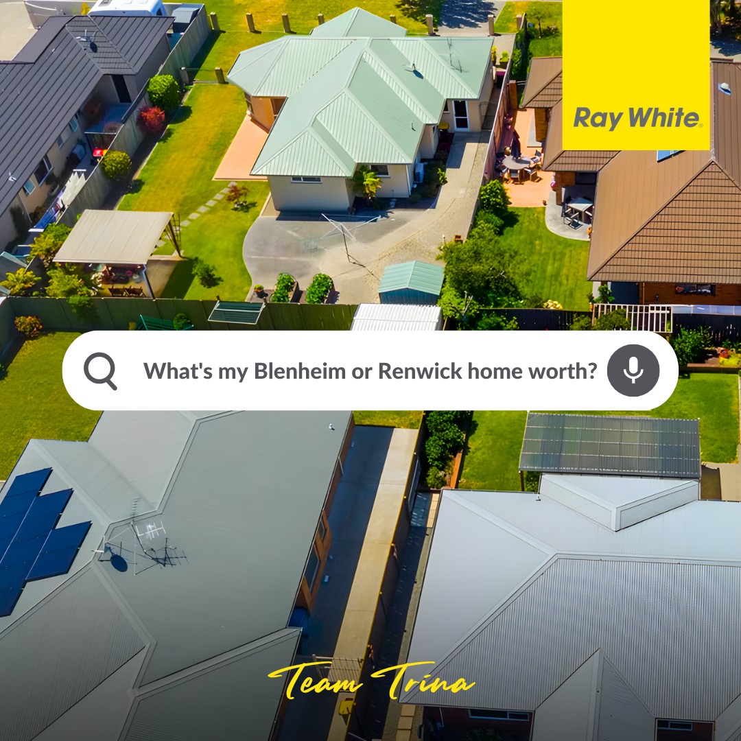Trina Nichols - Ray White Blenheim Facebook ad: What's your property worth in today's market?