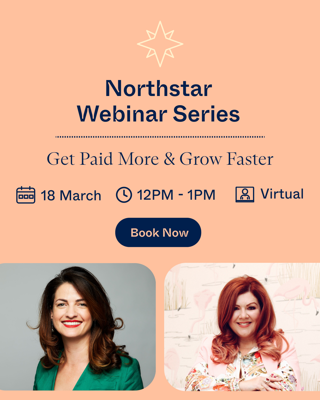 Brisbane Business Hub Facebook ad: Northstar Webinar Series: Get Paid More and Grow Faster