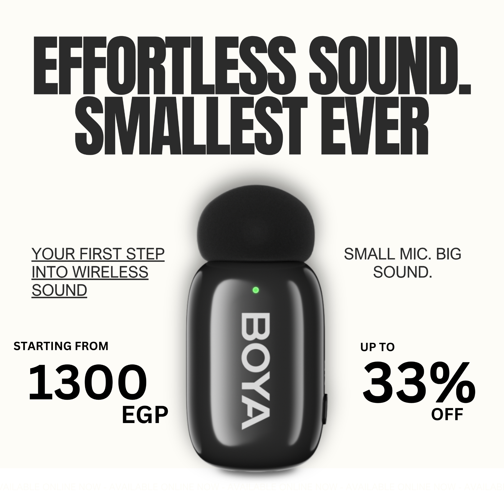 Boya Egypt Facebook ad: BOYA Summer Deals, Up to 40% OFF