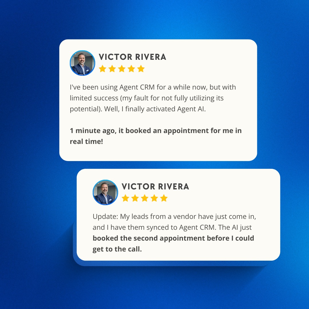 Agent CRM: AI-Powered Sales+Marketing Software Facebook ad