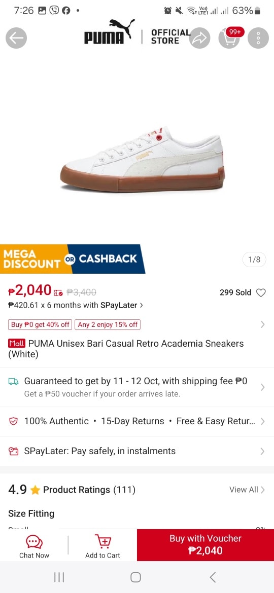 Online Shopping Deals Facebook ad