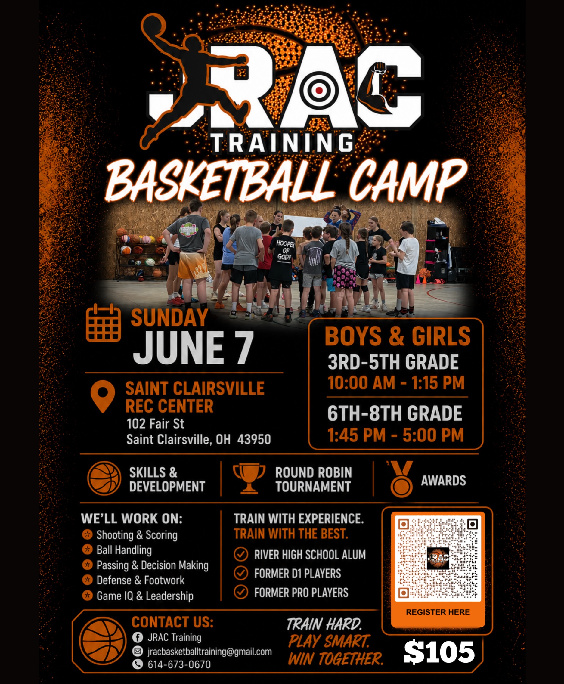 JRAC Basketball Training Facebook ad: Upcoming Events | JRAC Training LLC
