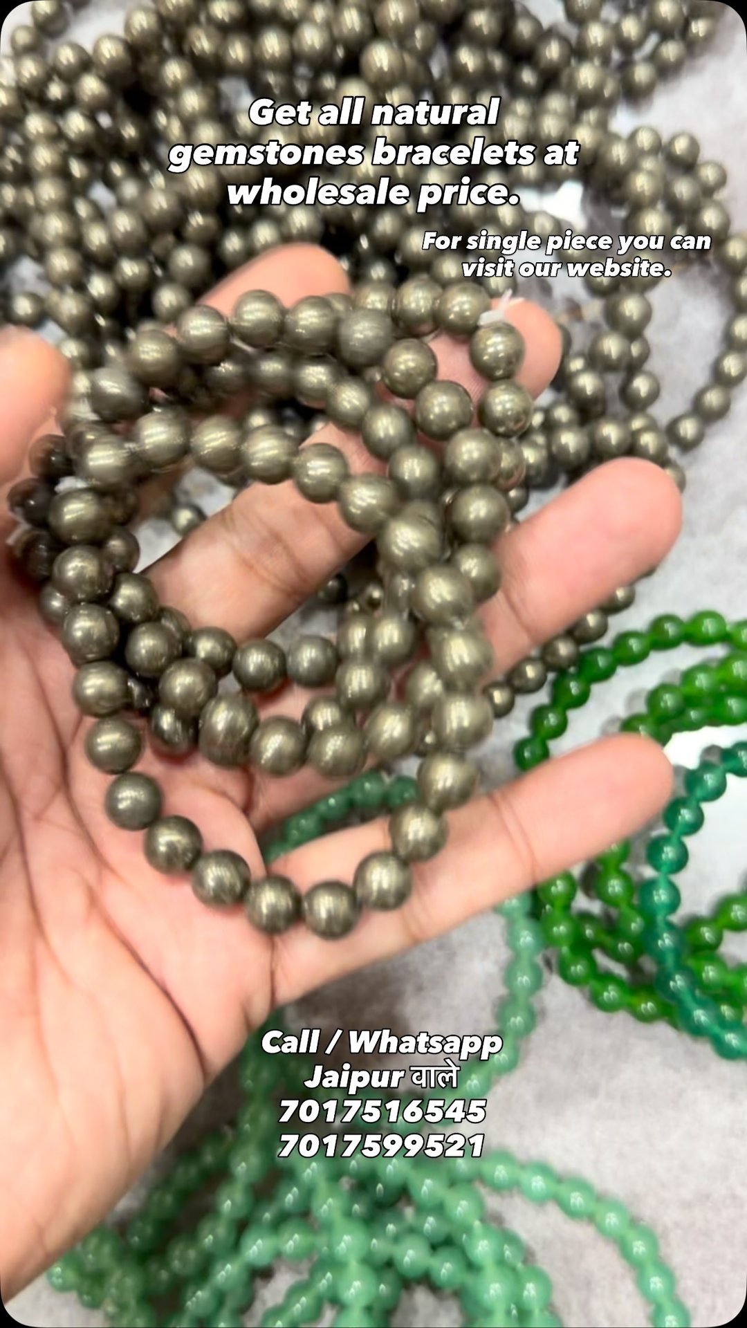 naturalrealstones2 Facebook ad: Get all natural Crystal bracelets now available at…
