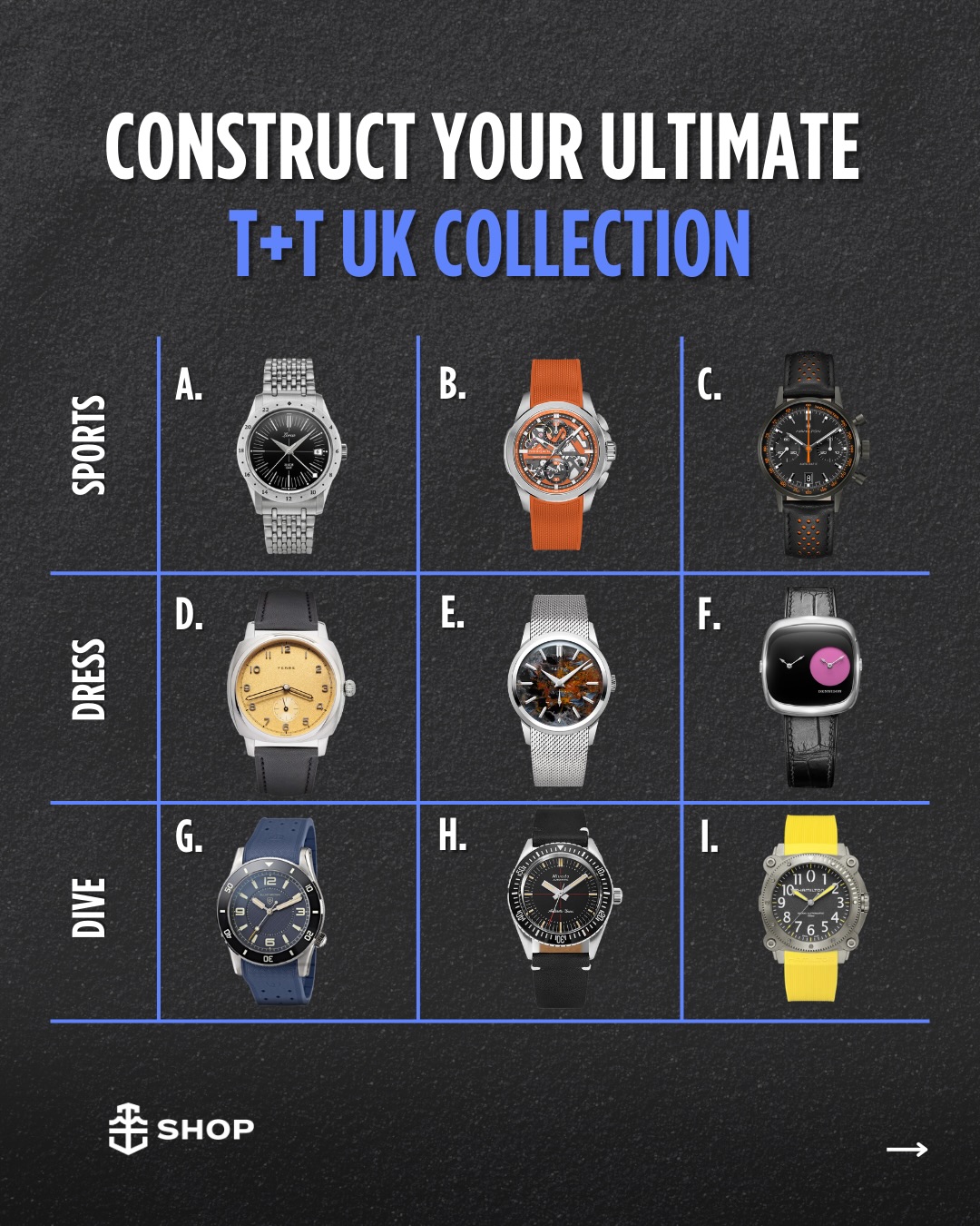 Time+Tide Watches UK Facebook ad