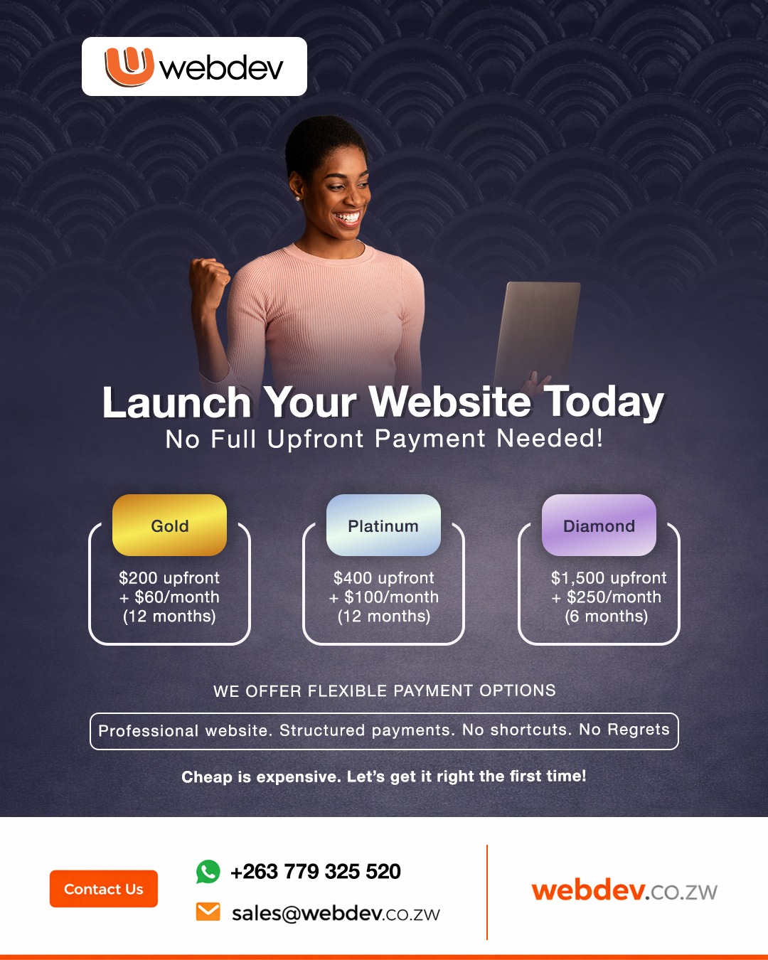Webdev Zimbabwe Facebook ad