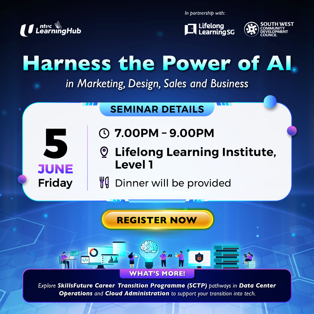 NTUC LearningHub Facebook ad