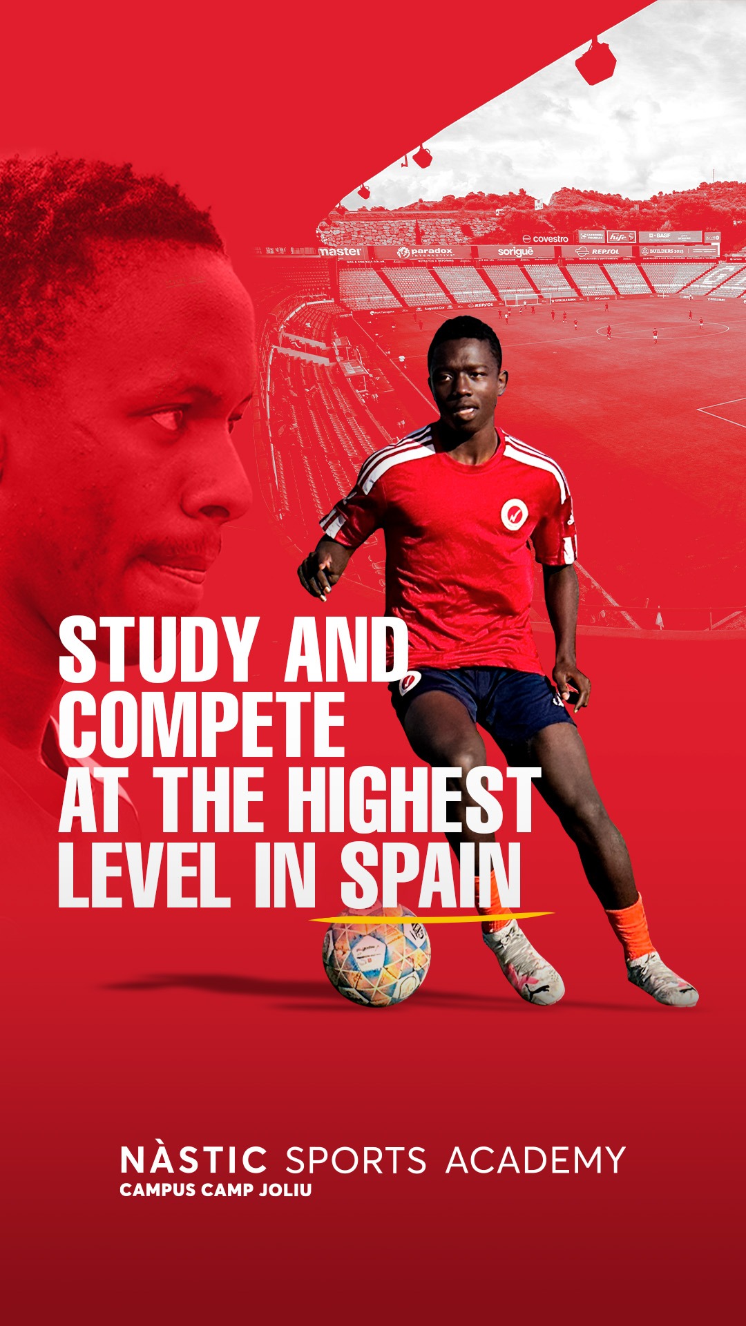 Nastic Soccer Academy Facebook ad