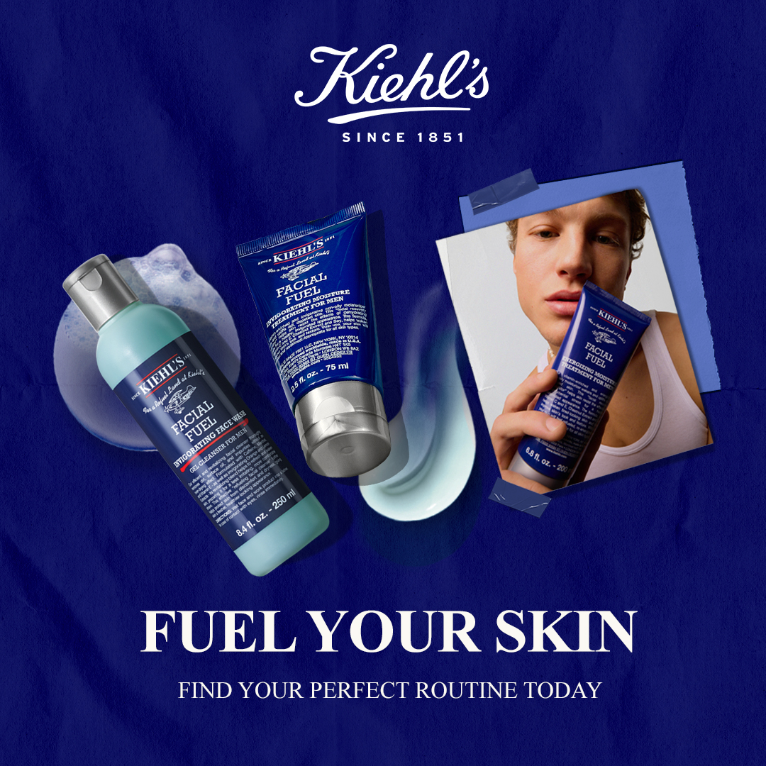 Kiehl's Facebook ad: Kiehl's Men's Skincare