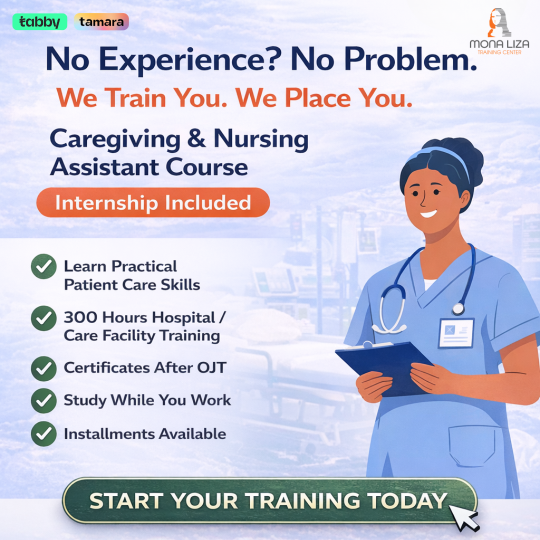 Mona Liza Training Center Facebook ad: Chat with us