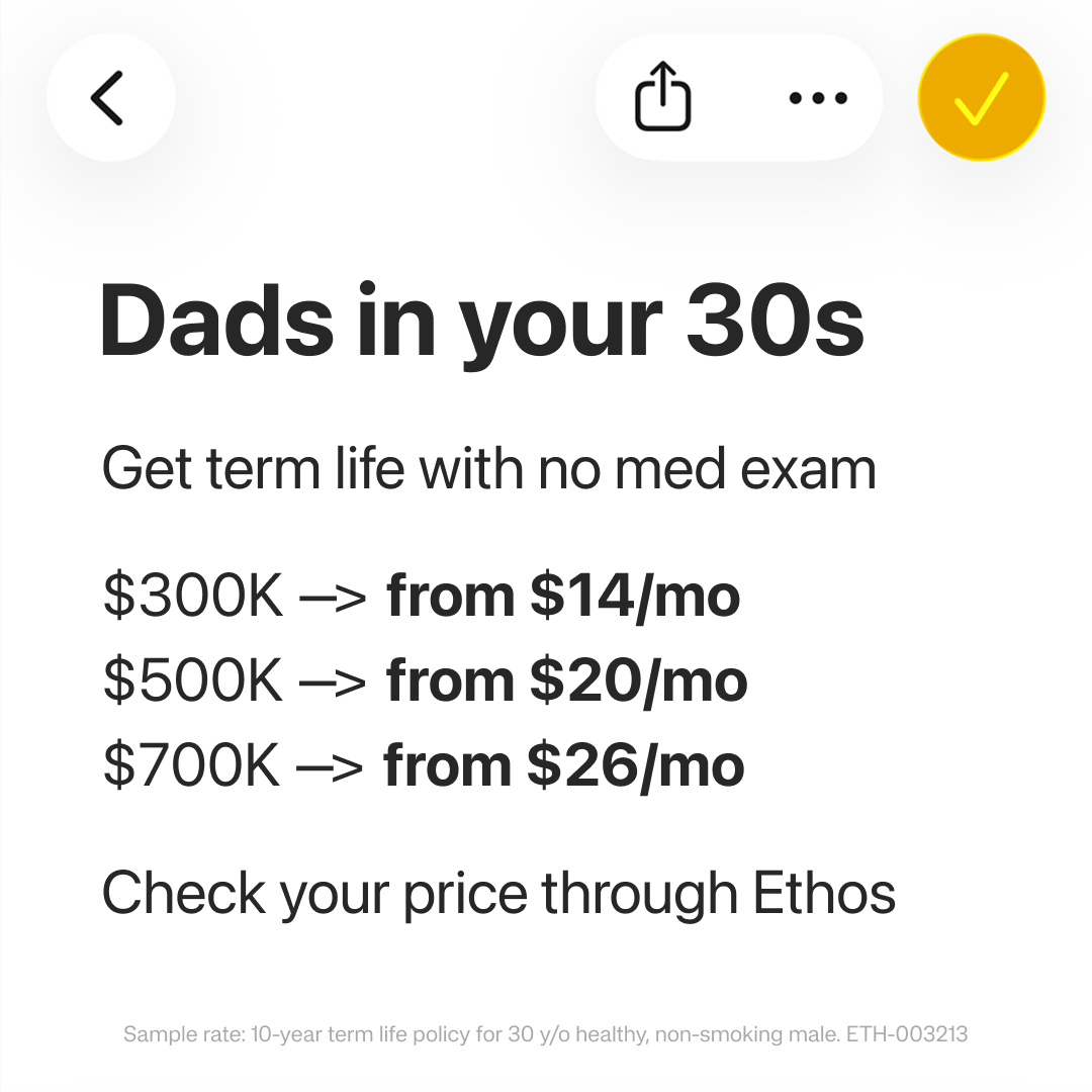 Ethos Facebook ad