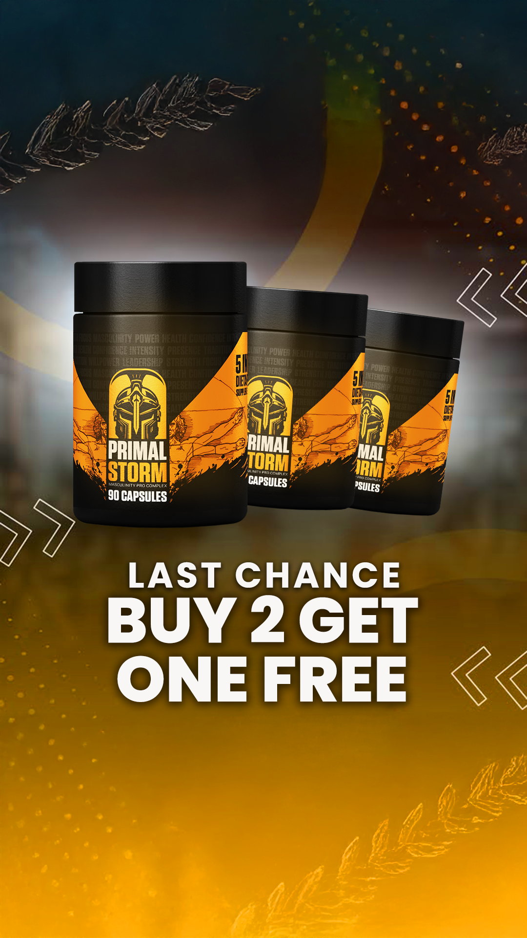Primal Storm Supplements Facebook ad