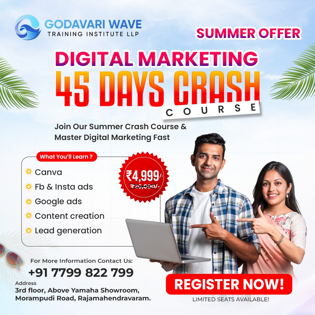 Godavari Wave Training Institute  Facebook ad