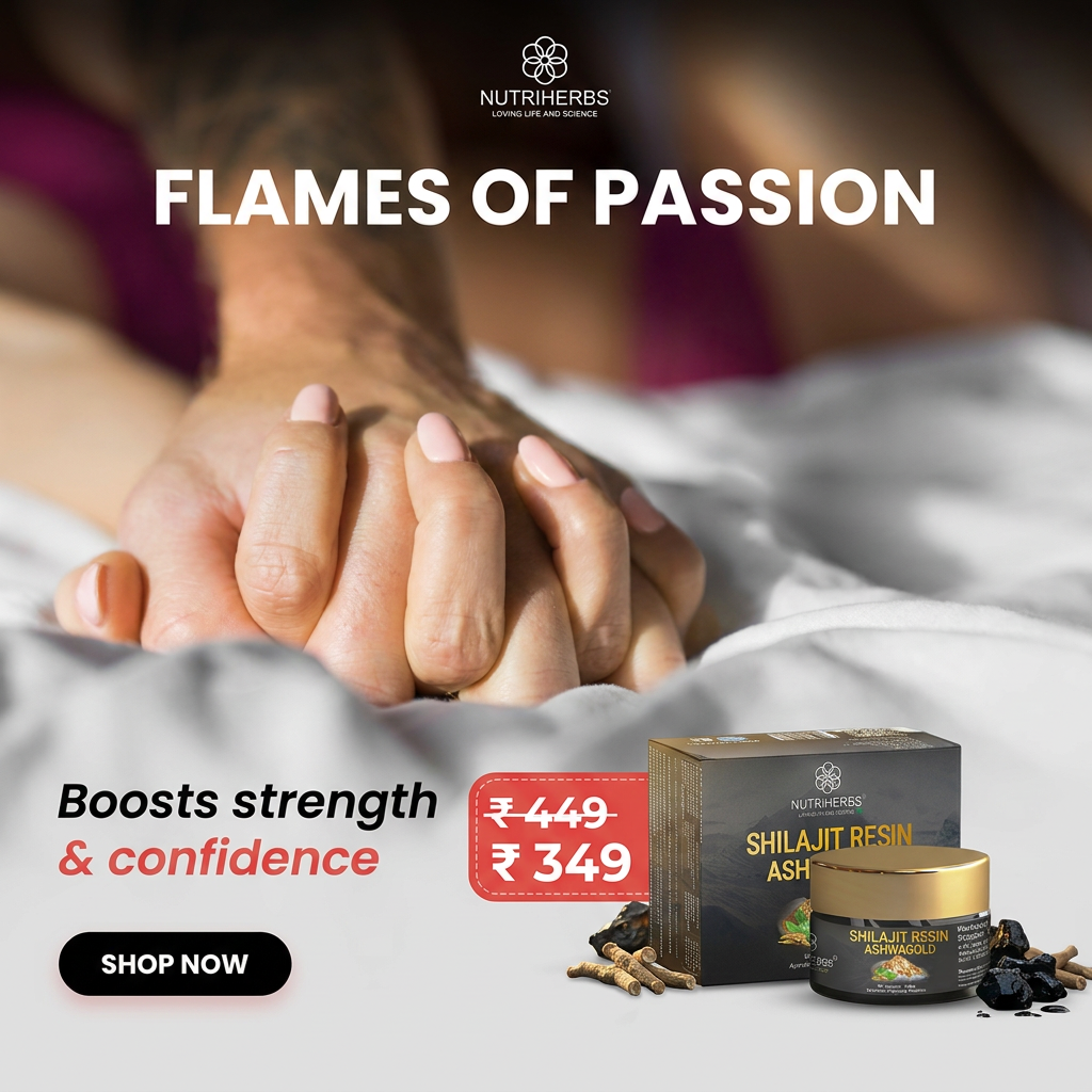 Nutriherbs Facebook ad: ₹̶4̶4̶9̶ ₹349 | Shilajit Resin Ashwagold