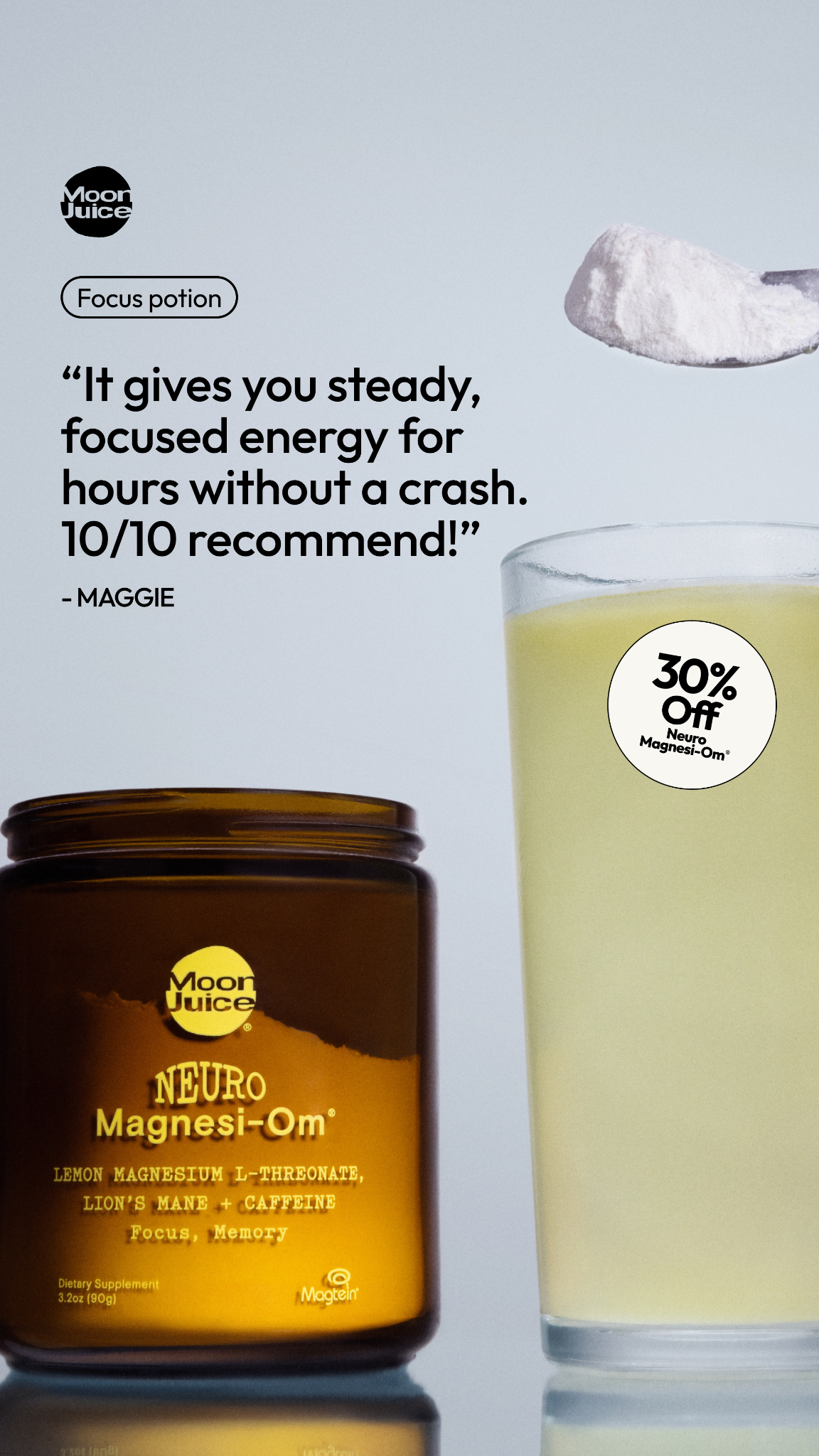 Moon Juice Facebook ad