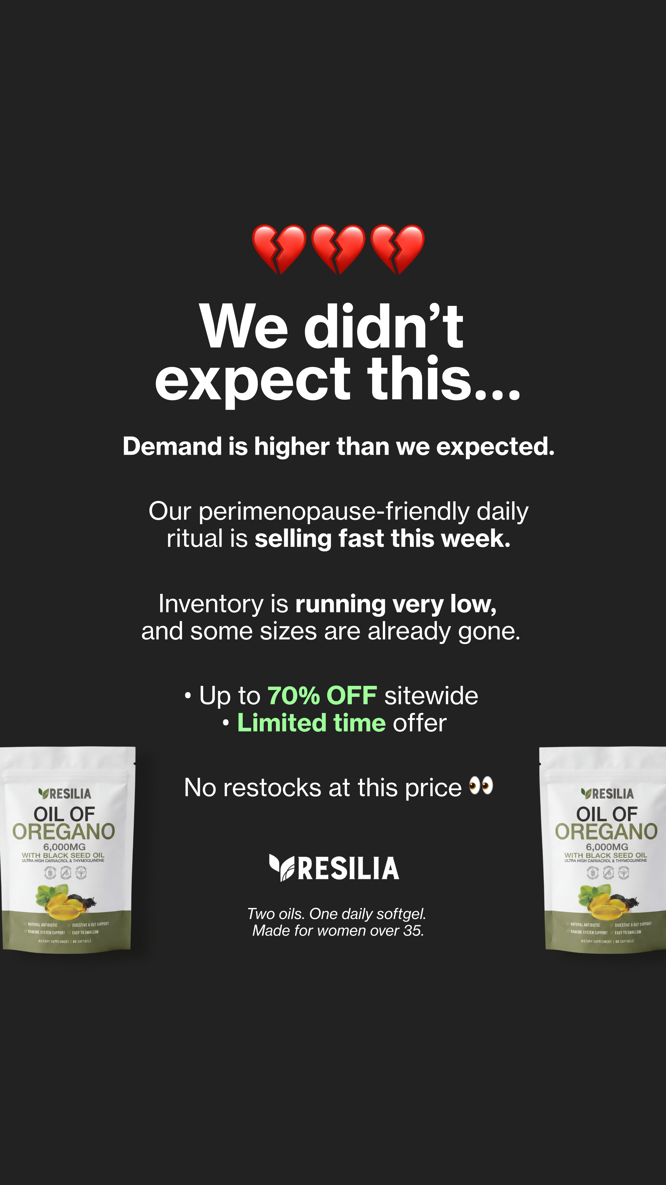 After 40 Wellness Facebook ad