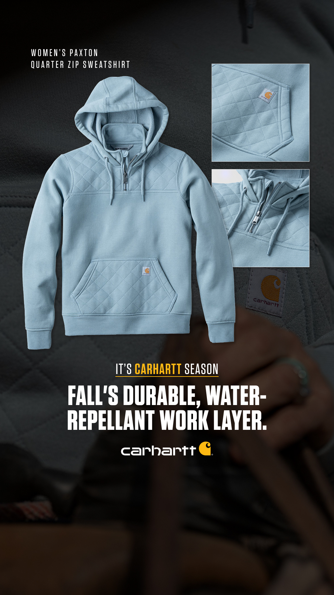 Carhartt Facebook ad: Women’s Layers You’ll Wear All Fall