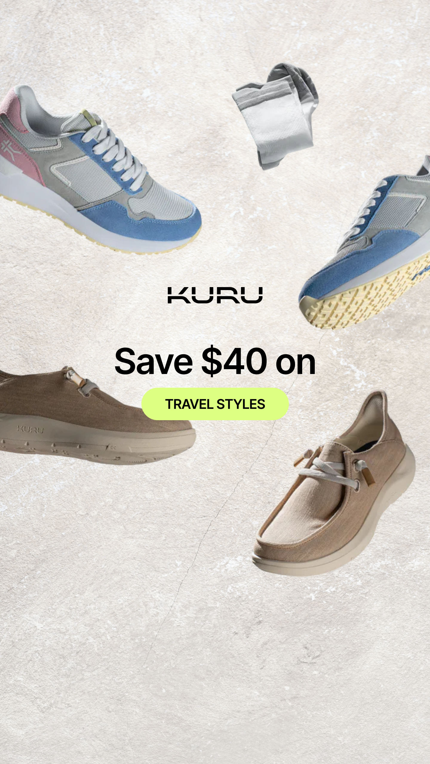 KURU Footwear Facebook ad