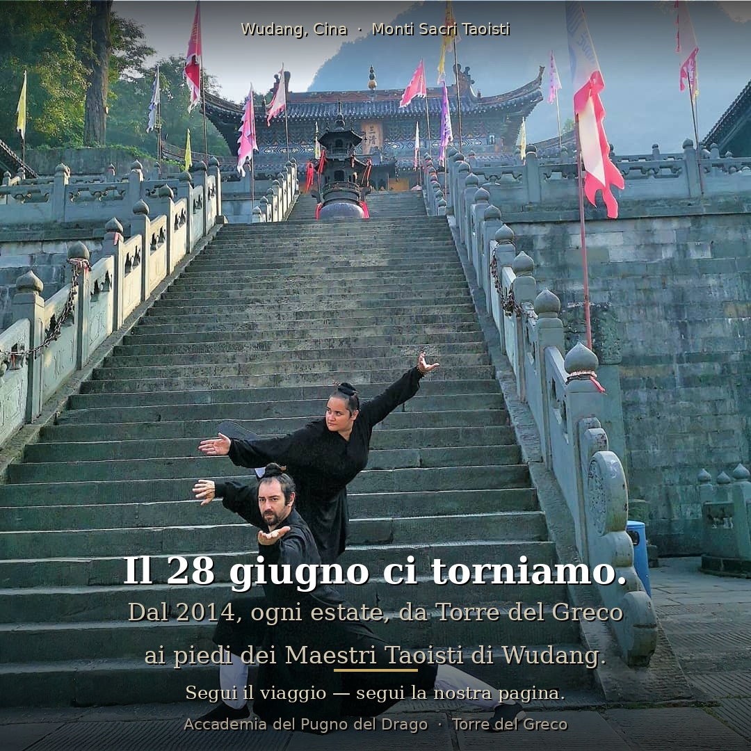 Accademia del pugno del drago Facebook ad: Mancano pochi giorni. Poi partiamo per la Cina, e la…