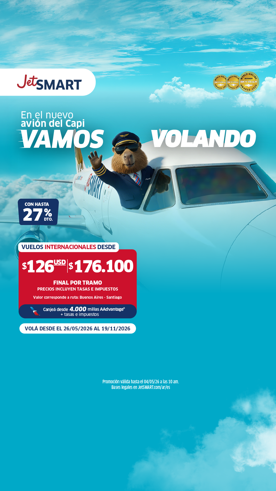 JetSMART Facebook ad