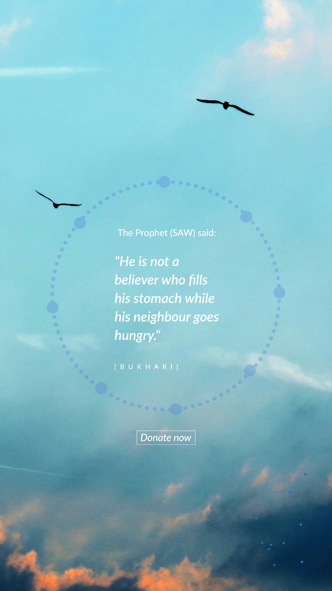 Islamic Relief UK Facebook ad