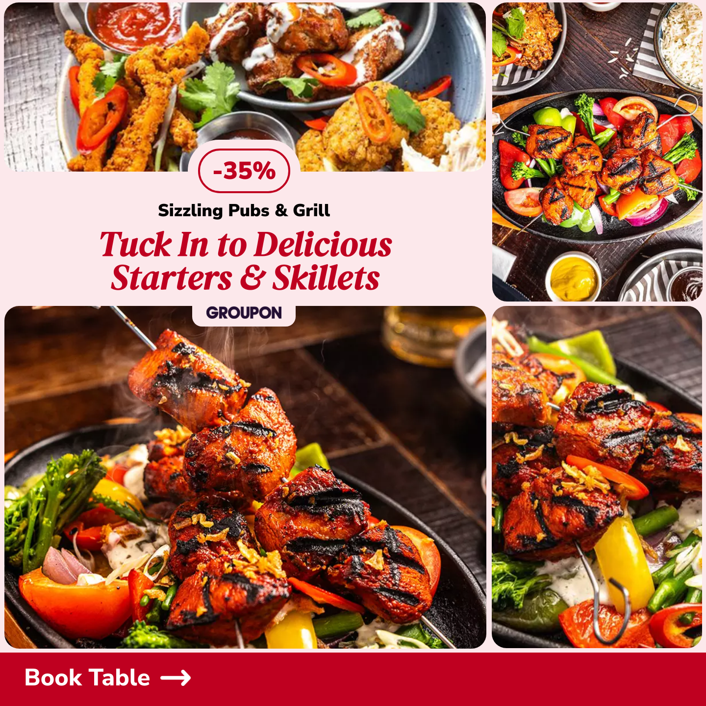 Groupon Facebook ad