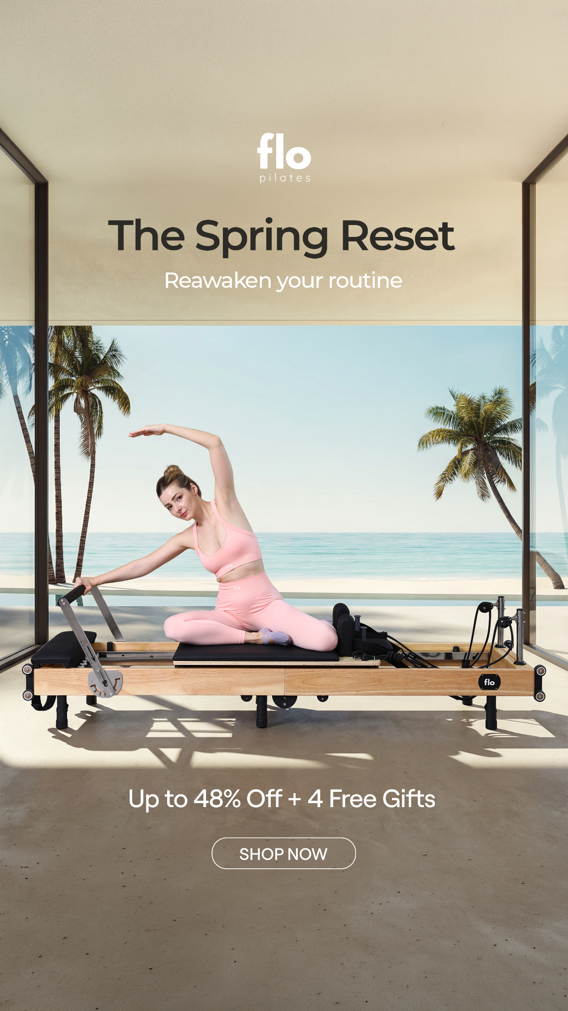 Flo Pilates Facebook ad