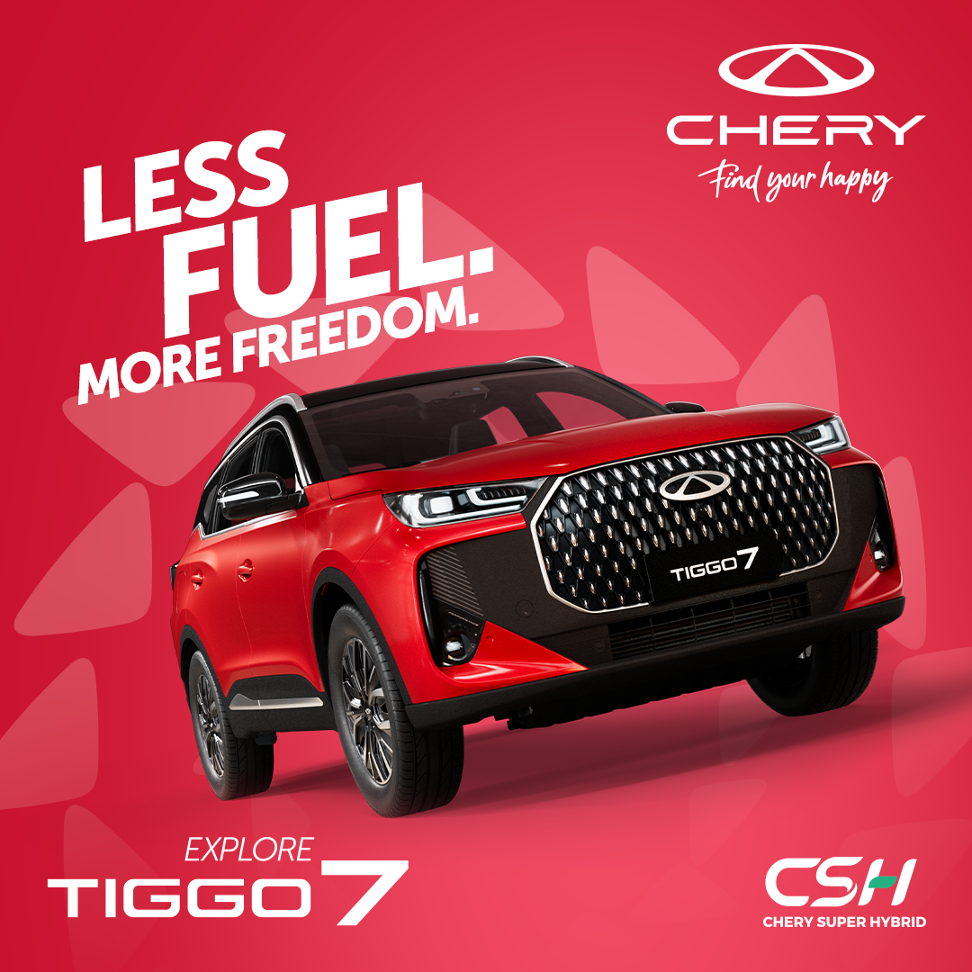Chery UK Facebook ad: With Chery Super Hybrid, the TIGGO 7 is…