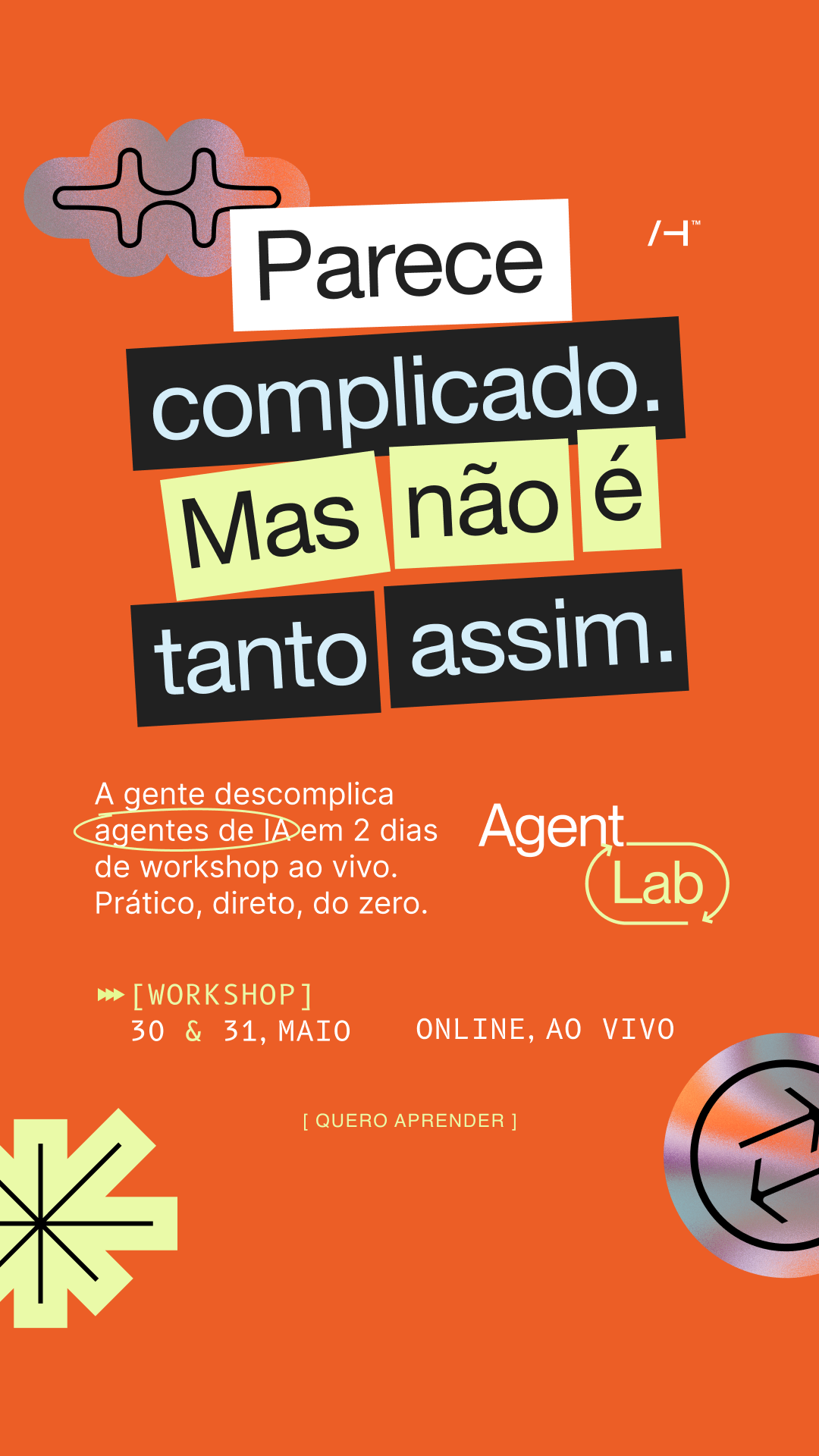 Human Talks Facebook ad: Inscreva-se já.