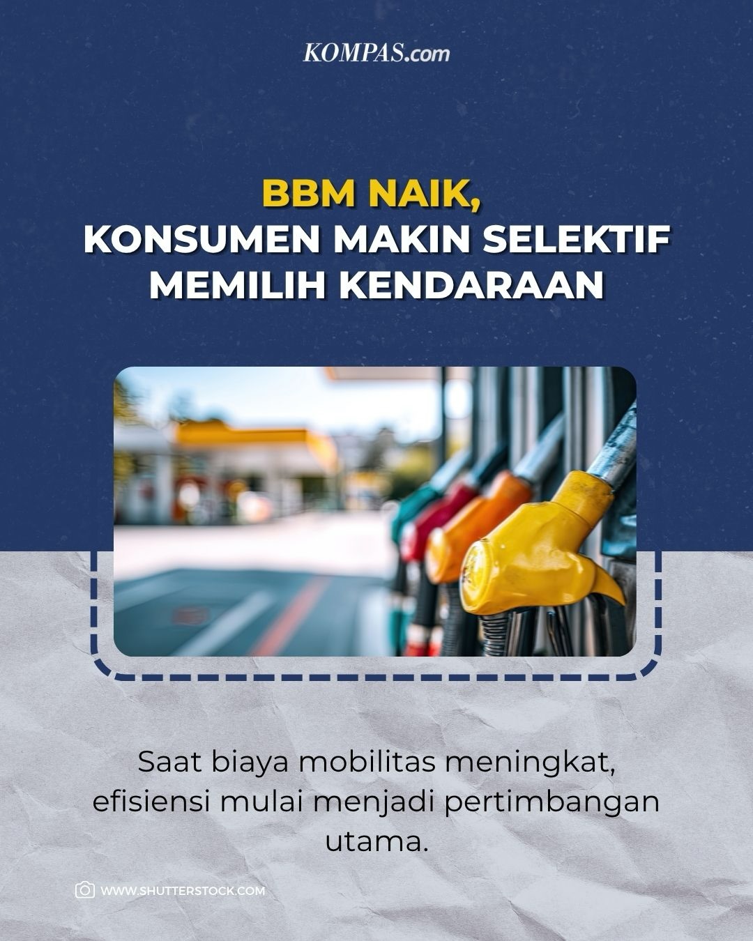 Kompas.com Facebook ad: Kenaikan harga BBM membuat banyak konsumen mulai lebih…